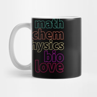 Retro Science Love Mug
